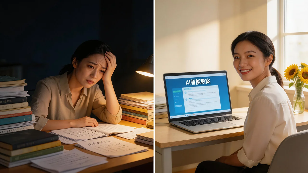 使用BestTeach前后对比:从深夜疲惫备课到轻松高效